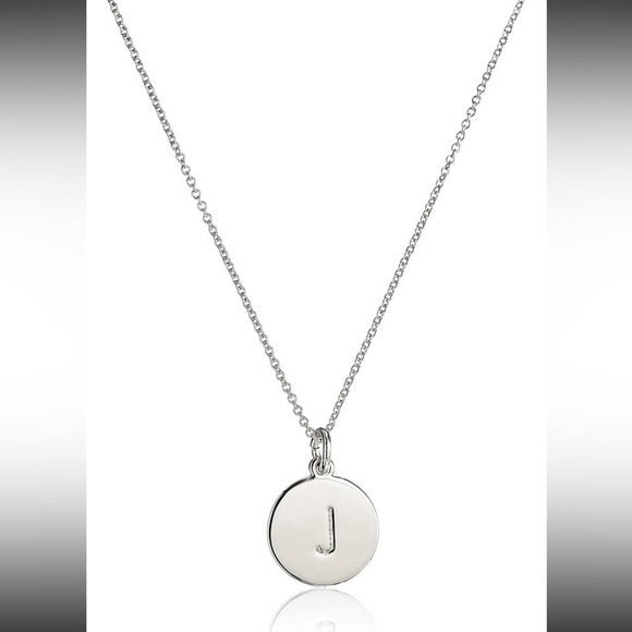 kate spade Jewelry - Kate Spade New York Initial Pendant Necklace J Silver